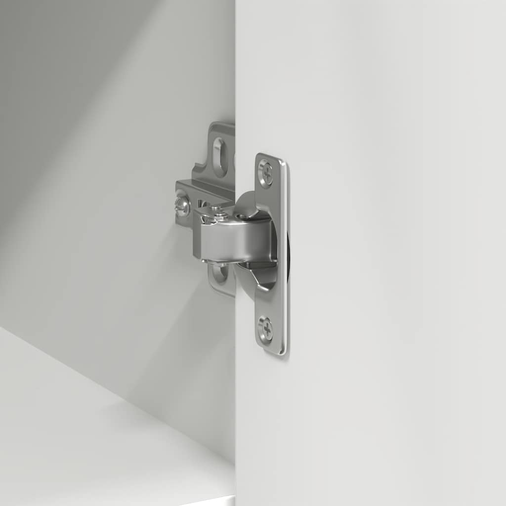 Sideboard with Drawer White 101x35x76 cm Engineered Wood